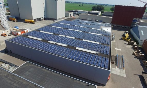 Meer investeringen in zonne-energie; zonnedak VisscherCaravelle